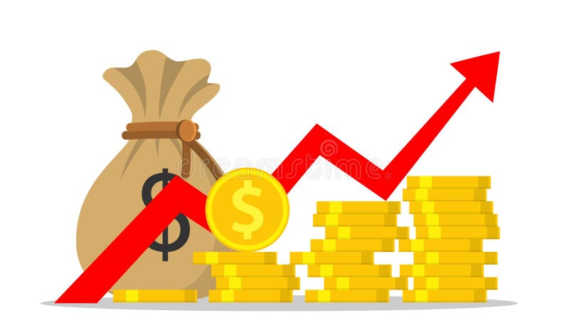 Soldi o bilancio di profitto illustrazione di stock Soldi o bilancio di profitto illustrazione di stock