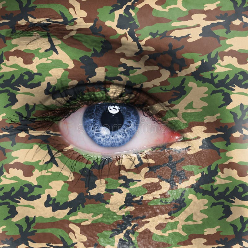 514 Camo Face Paint Designs Stock Photos, High-Res Pictures, and