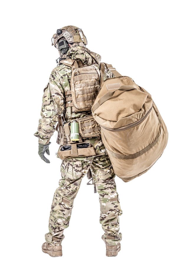 Army bag soldier stock image. Image of green, black, national - 24599265