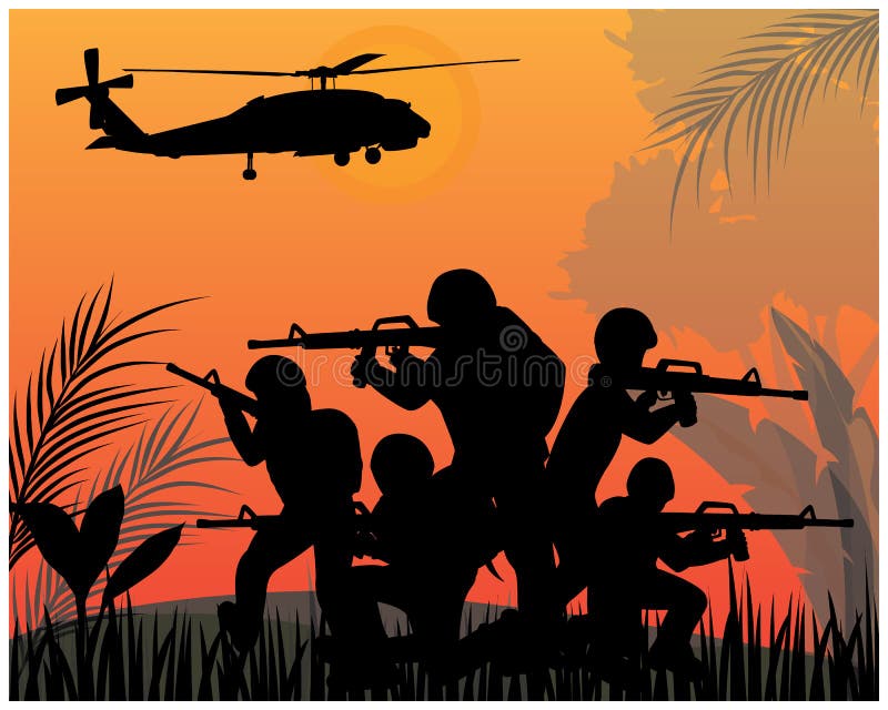 Soldiers Fighting With Swords Stock Vector Illustration of boots
