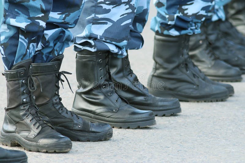 Canadian Soldiers Marching in Parade Editorial Stock Image - Image of ...