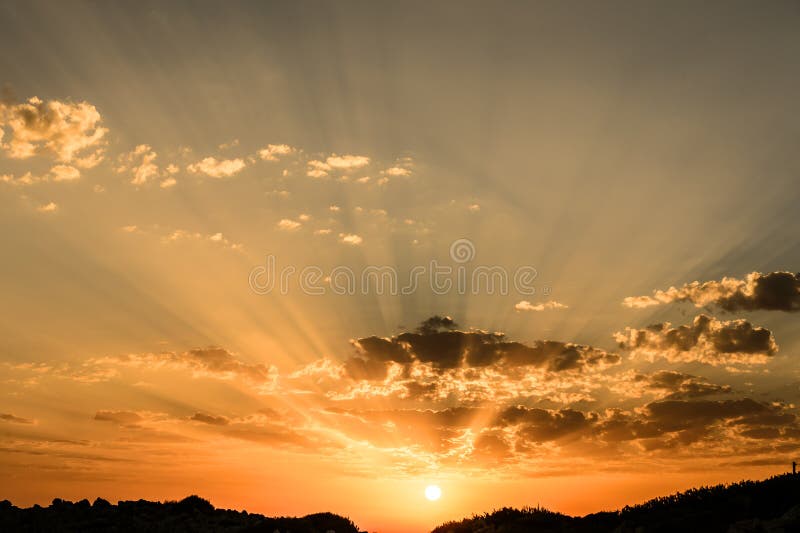 Sunshine in summer in Majorca. Sunshine in summer in Majorca