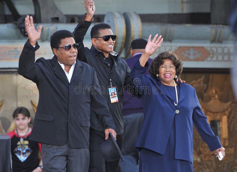 Michael Jackson's mother Katherine Jackson & sons Tito Jackson & Jackie Jackson at the memorial celebration for Michael Jackson at Grauman's Chinese Theatre. Cirque du Soleil's new show Michael Jackson THE IMMORTAL World Tour premieres in Los Angeles tomorrow. January 26, 2012 Los Angeles, CA Picture: Paul Smith / Featureflash. Michael Jackson's mother Katherine Jackson & sons Tito Jackson & Jackie Jackson at the memorial celebration for Michael Jackson at Grauman's Chinese Theatre. Cirque du Soleil's new show Michael Jackson THE IMMORTAL World Tour premieres in Los Angeles tomorrow. January 26, 2012 Los Angeles, CA Picture: Paul Smith / Featureflash