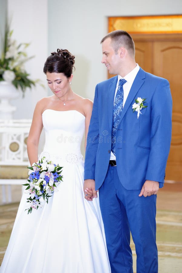 Solemn Registration of Newlyweds Stock Photo Image of marry, bride