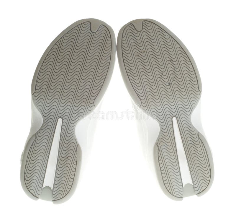 Soles of a Pair of Basketball Shoes Stock Image Image of isolated