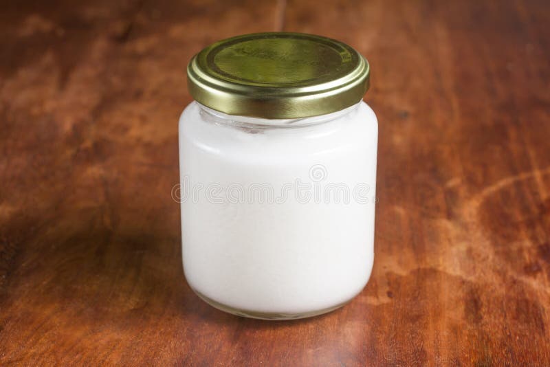 Solid Coconut oil stock photo. Image of fresh, tasty 74694046