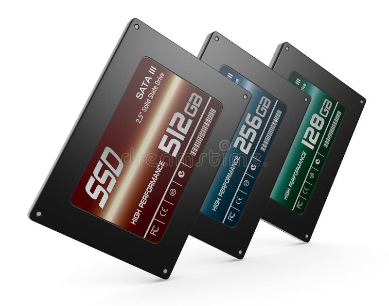 Solid state drive stock illustration. Illustration of serial 32069453