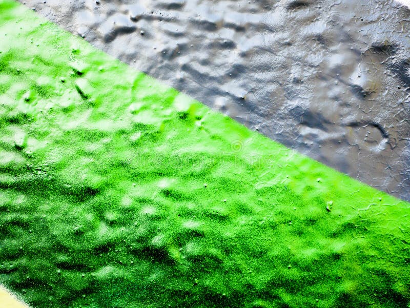 Green Paint Cracked. in Sunny Weather the Iron Gate Stock Photo Image of idyllic, listed