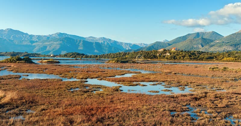 Solila, riserva naturale speciale. Il Montenegro fotografia stock