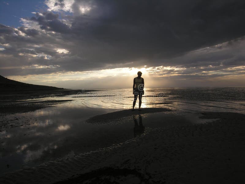 Sozinho fotografia de stock royalty free