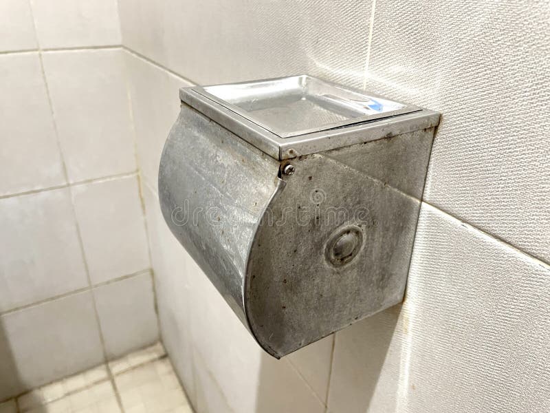 Place for Tissue Rolls and Bath Soap. Stock Image - Image of household ...