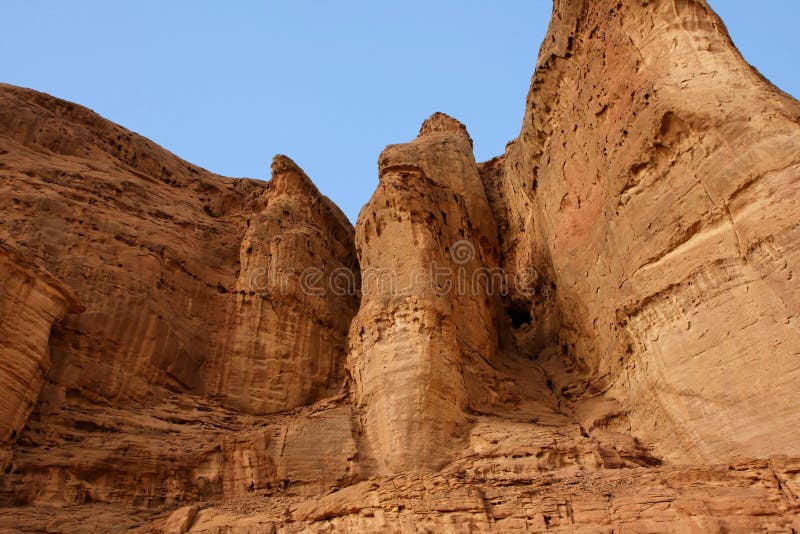 Solomon pillars rock in Timna park, Israel