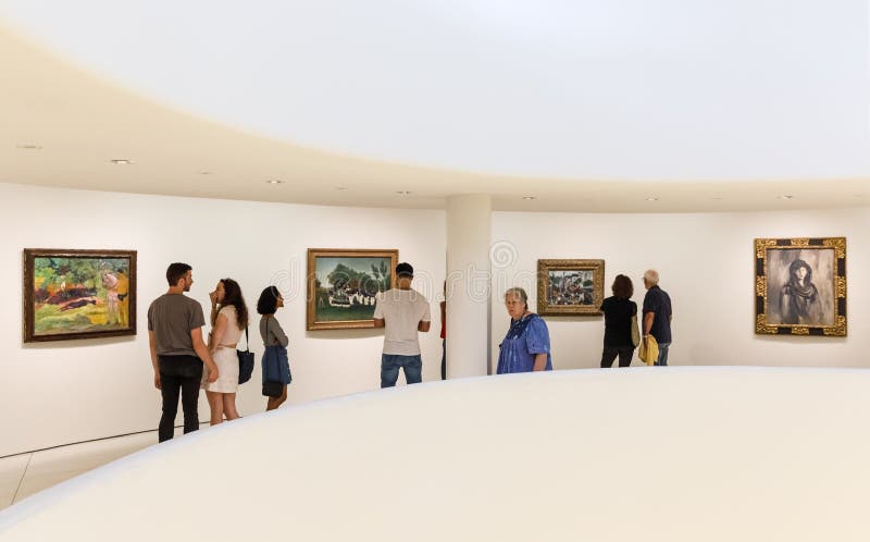 Solomon R Museo Guggenheim in NYC fotografia stock