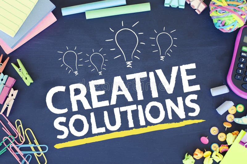 Soluciones creativas del asunto imagen de archivo libre de regalías Soluciones creativas del asunto imagen de archivo libre de regalías