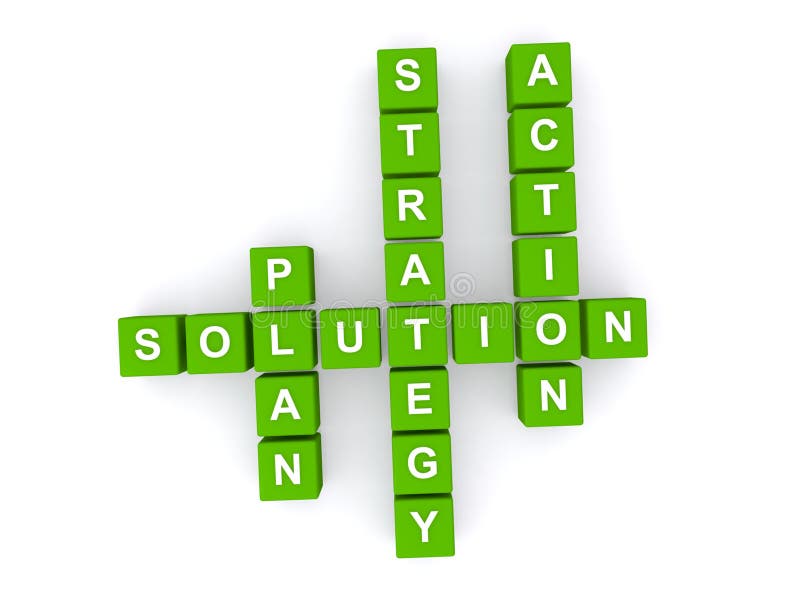 Solution royalty free illustration Solution royalty free illustration