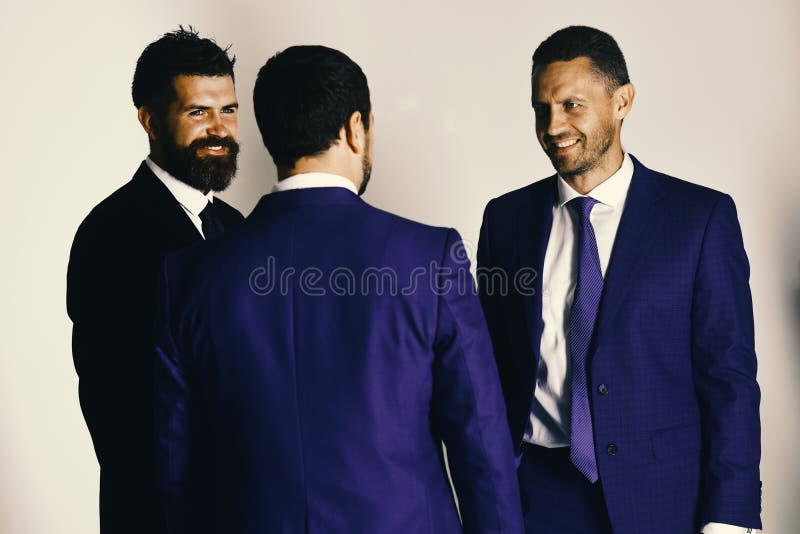 Solution d'affaires et concept de compromis Les Présidents discutent le travail photos stock Solution d'affaires et concept de compromis Les Présidents discutent le travail photos stock