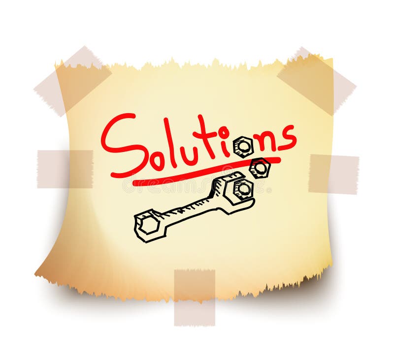 Solutions, Vector stock vector. Illustration of business - 35427288