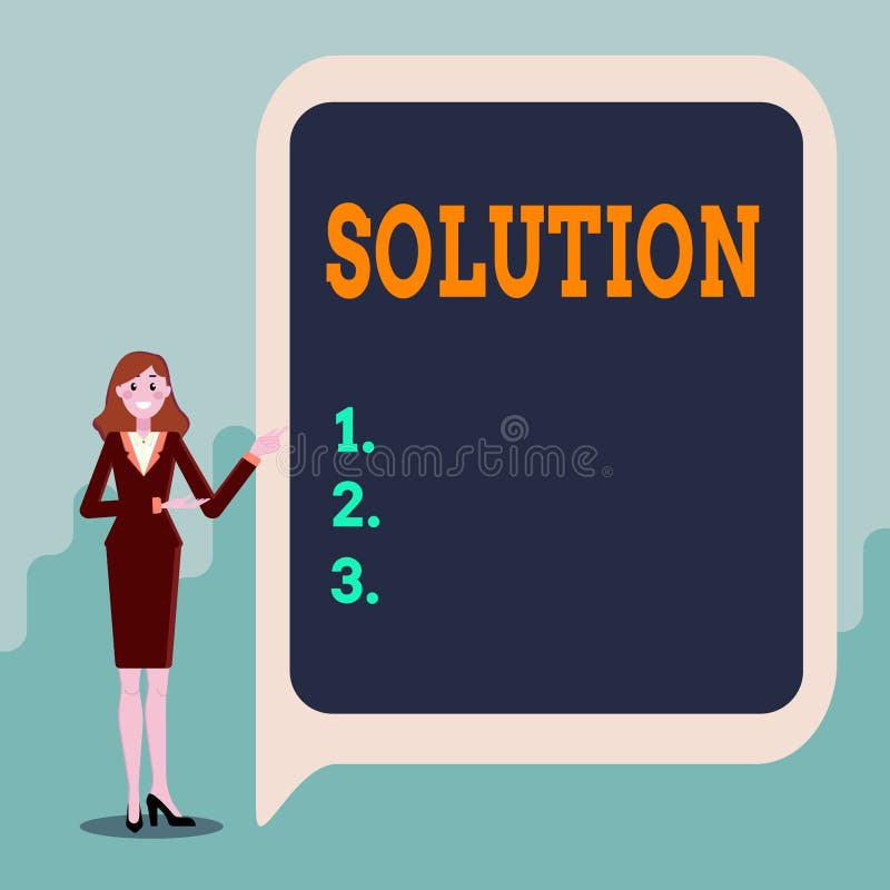Text caption presenting Solution, Word for the ways to solve a problem or tackle a difficult situation Displaying Important Informations, Presentation Of New Ideas. Text caption presenting Solution, Word for the ways to solve a problem or tackle a difficult situation Displaying Important Informations, Presentation Of New Ideas