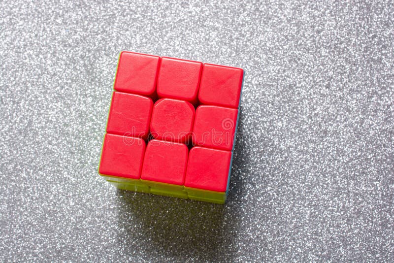 Solved Rubik S Cube in an Abandoned Building Editorial Image Image of