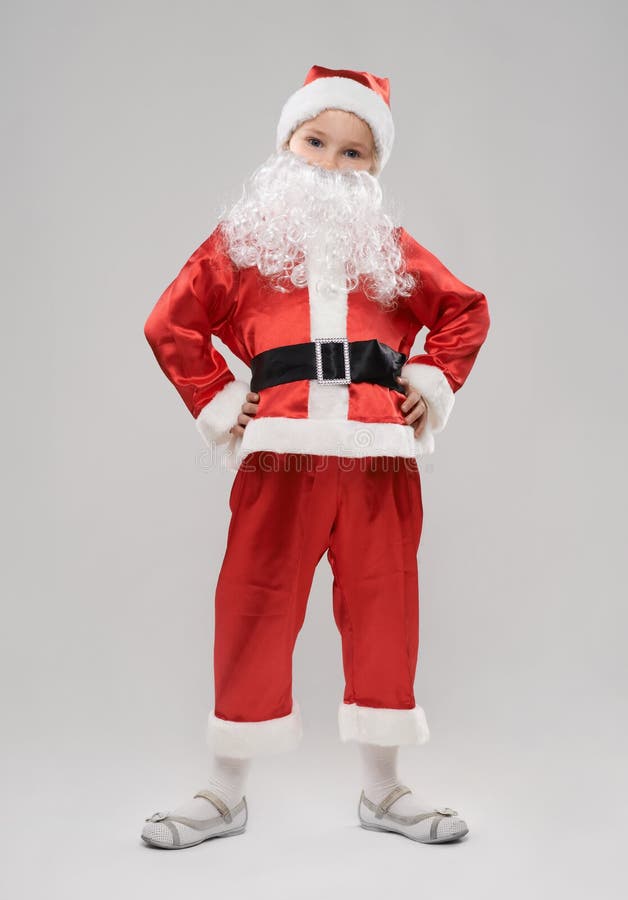 som barnet claus klädde santa arkivbilder som barnet claus klädde santa arkivbilder