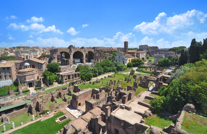 som sett roman för forakullpalatine royaltyfria bilder som sett roman för forakullpalatine royaltyfria bilder