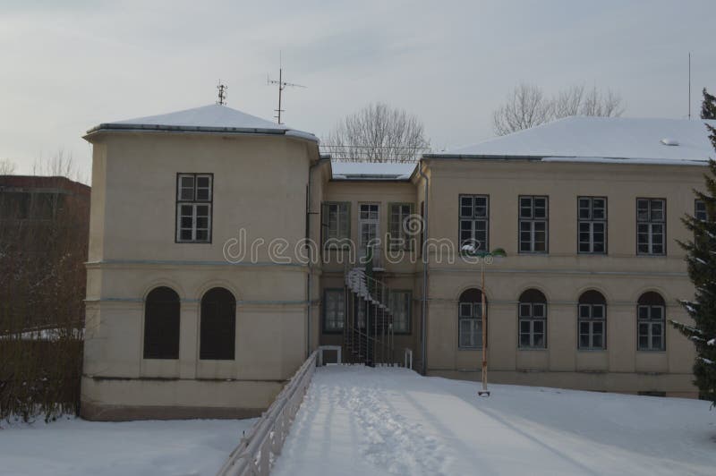 One of the abandoned homes in Sliac baths