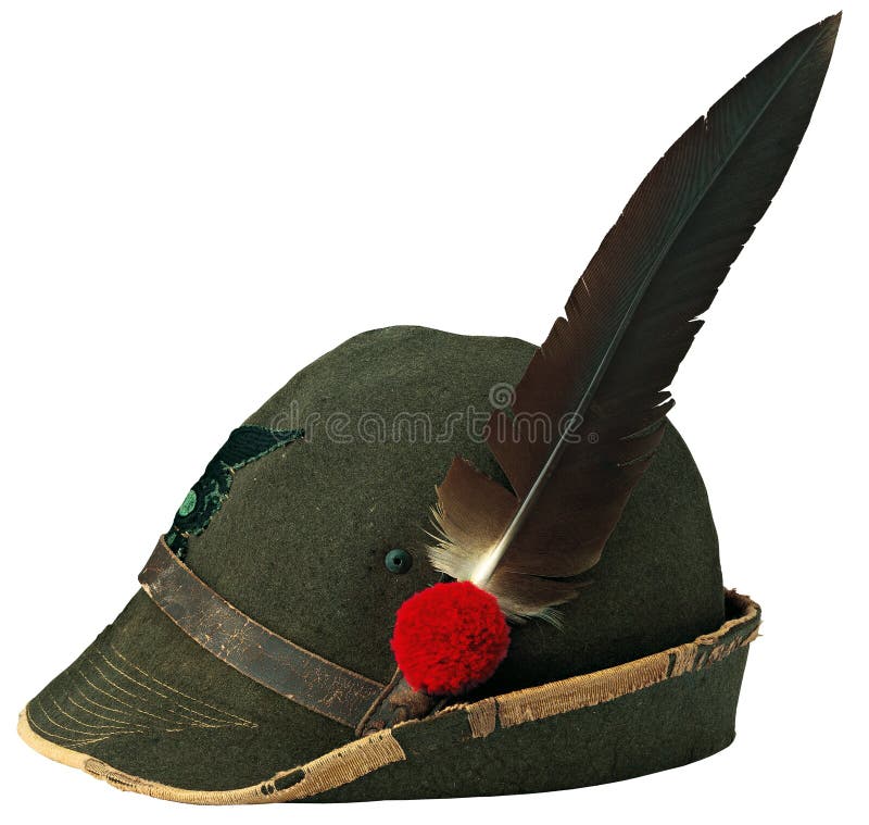 Sombrero alpestre italiano imagen de archivo libre de regalías Sombrero alpestre italiano imagen de archivo libre de regalías