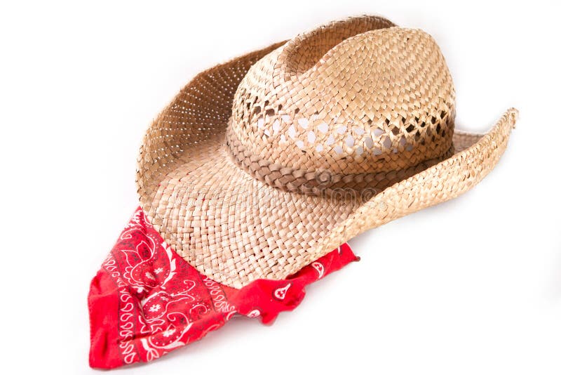 Sombrero de vaquero y bandana imagen de archivo libre de regalías Sombrero de vaquero y bandana imagen de archivo libre de regalías