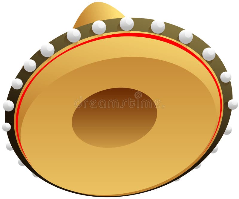 Sombrero mexican straw hat for cinco de mayo holiday vector illustration Sombrero mexican straw hat for cinco de mayo holiday vector illustration