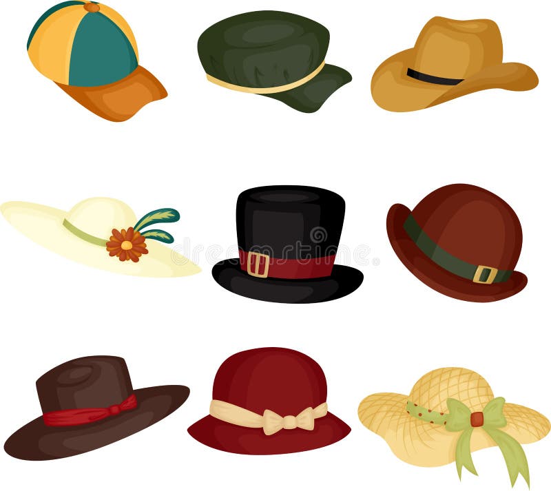 Vector - 3, mujer, sombrero - stock de ilustracion, ilustracion libre de,  stock de iconos de clip art, logo, arte…