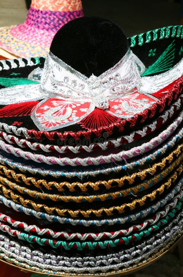 Sombreros mexicanos foto Imagen de venta, cubierta - 3216150