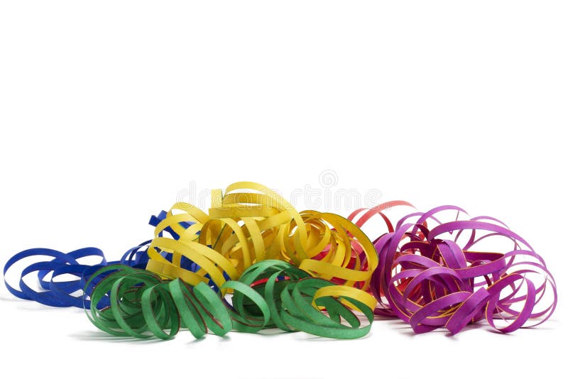 Some blow-outs on white royalty free stock photography