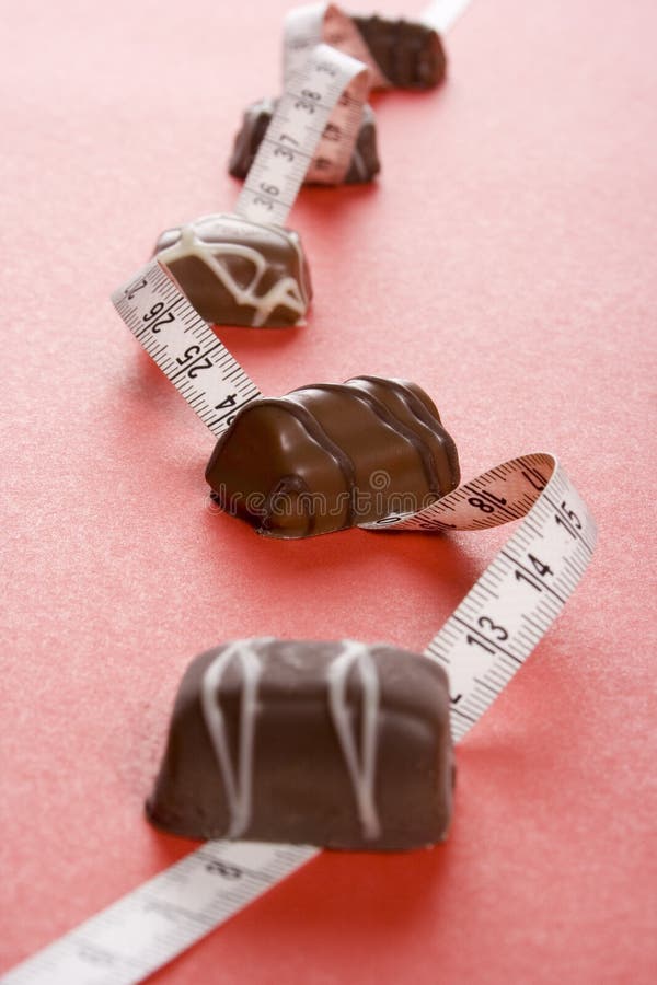 Some of chocolates and the measure