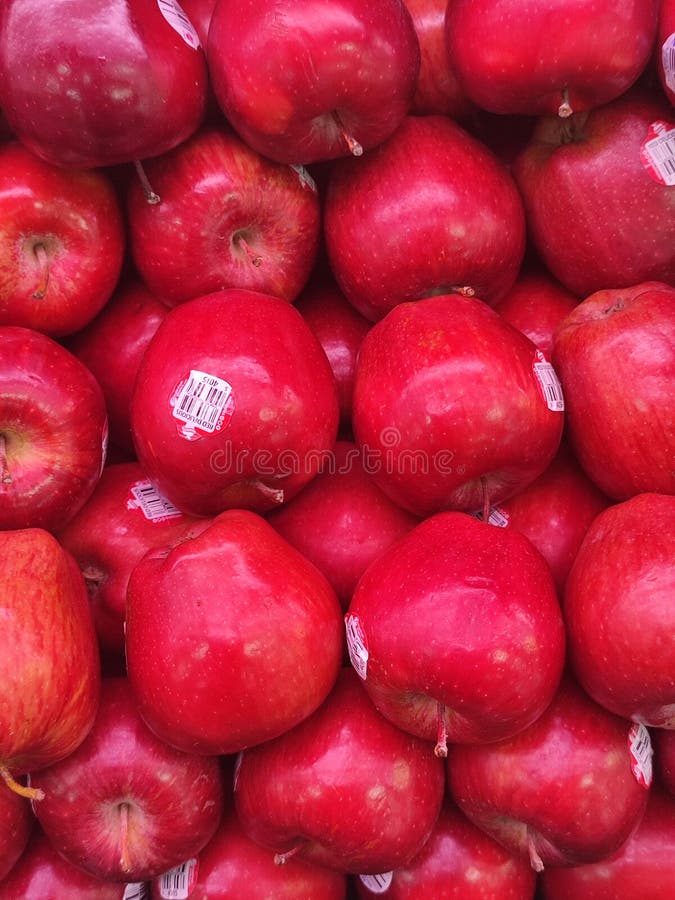 Red apples grocery time editorial image. Image of strawberry 261803530