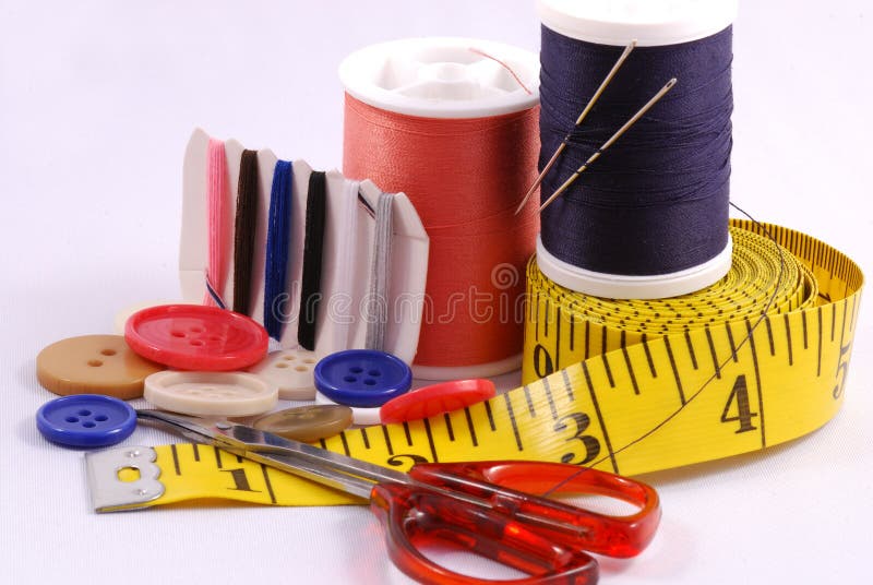 Some sewing tools stock photo. Image of tailors, tape 15596572