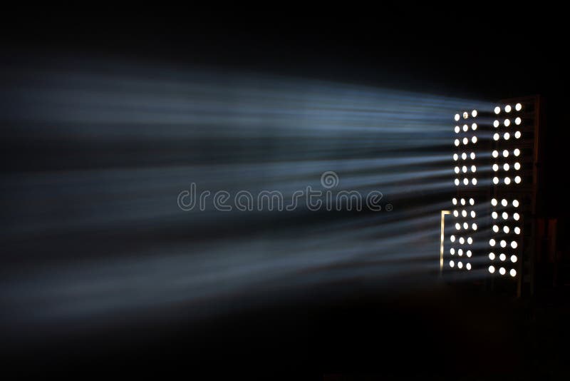 Spotlight at night stock photo. Image of presentation 169083448