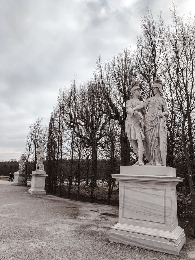 Some Statues are Dressed at the Temple Around HizenYamaguchi St Stock