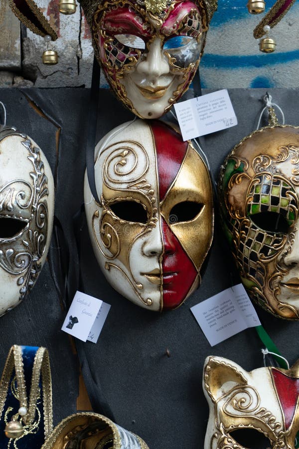 Mask Souvenirs at the Local Store Editorial Photography
