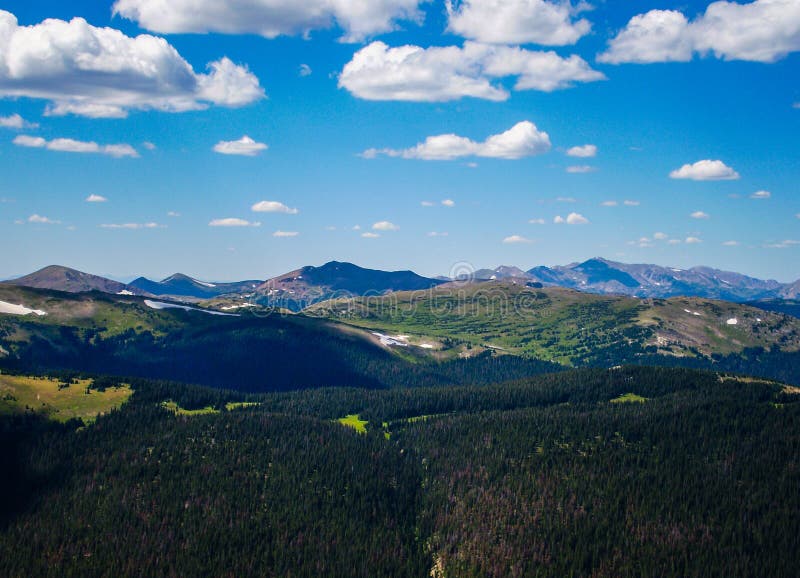 Sommar i Rocky Mountain National Park arkivbilder Sommar i Rocky Mountain National Park arkivbilder