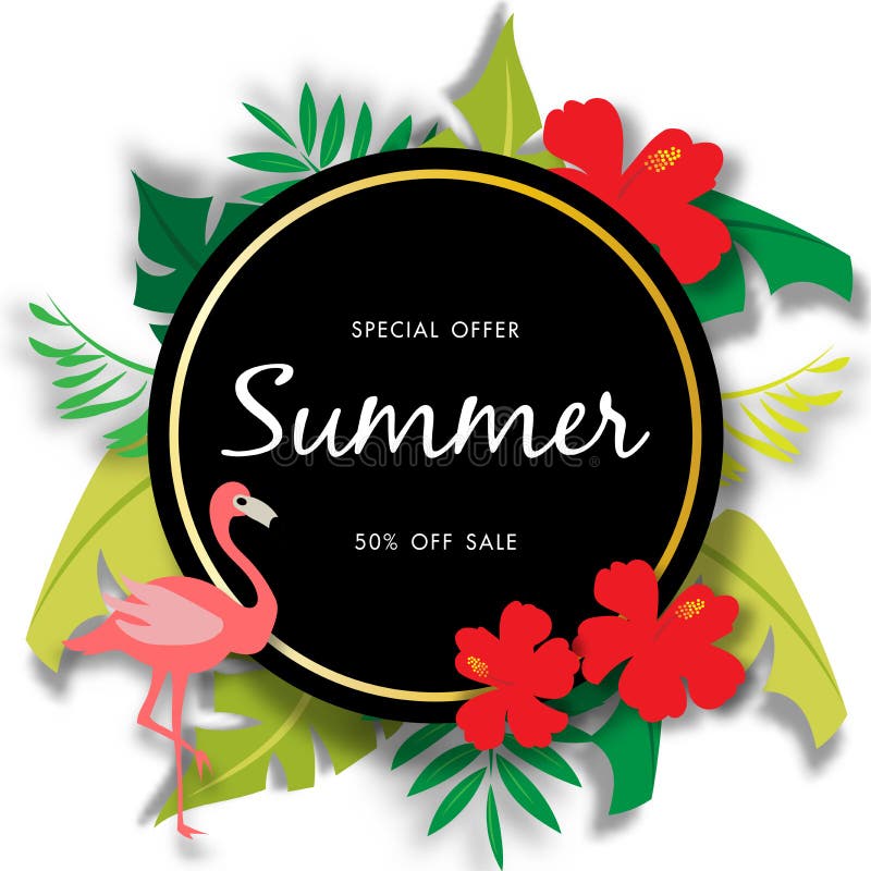 Sommarförsäljningsbakgrund med den härliga blomman, vektorillustrationmall vektor illustrationer Sommarförsäljningsbakgrund med den härliga blomman, vektorillustrationmall vektor illustrationer