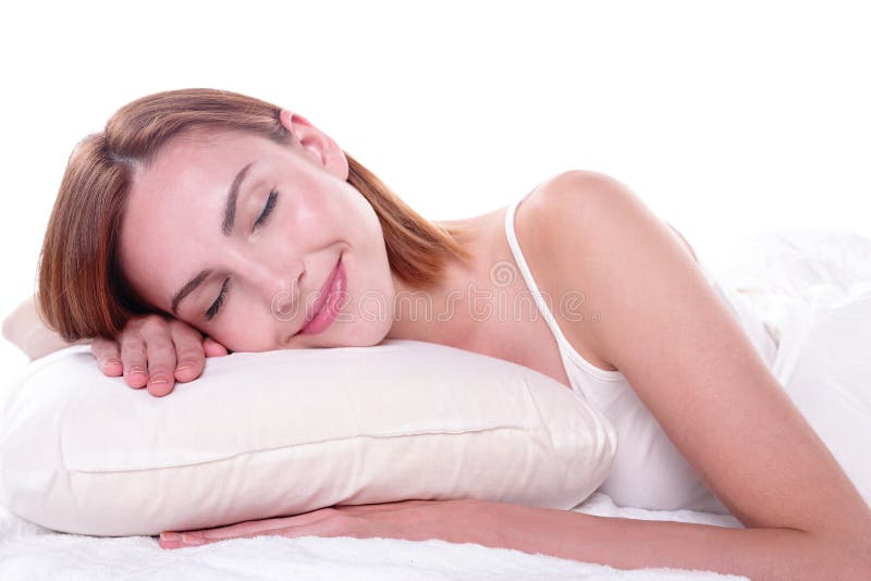 Sommeil bon et de santé image stock Sommeil bon et de santé image stock