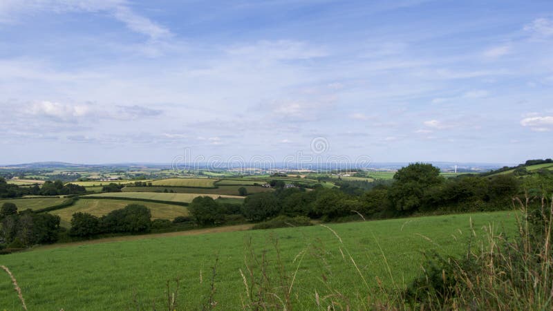 Sommer in der Landschaft, Großbritannien lizenzfreies stockfoto Sommer in der Landschaft, Großbritannien lizenzfreies stockfoto