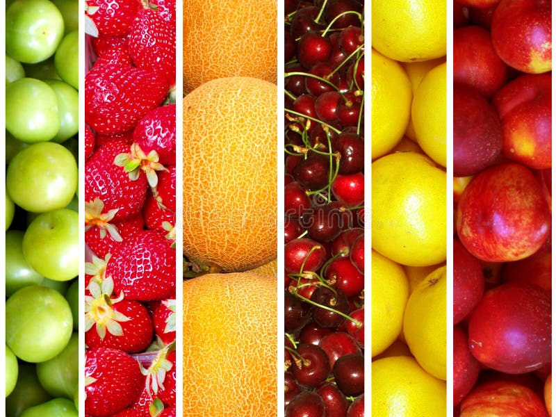 Sommerfrucht stockfotos