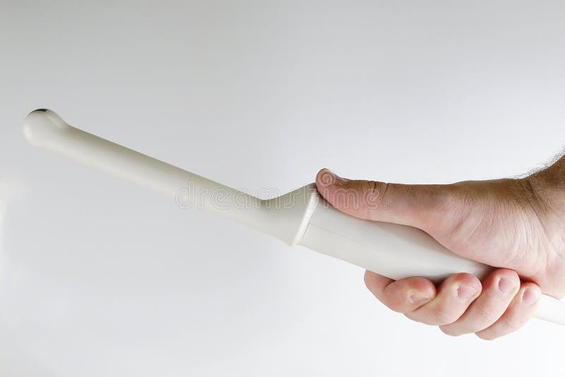 Sonda endocavital vaginale di ultrasuono di ginecologia fotografie stock libere da diritti Sonda endocavital vaginale di ultrasuono di ginecologia fotografie stock libere da diritti