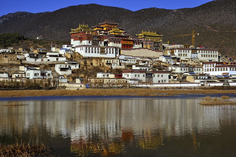 Songzanlin monastery royalty free stock image