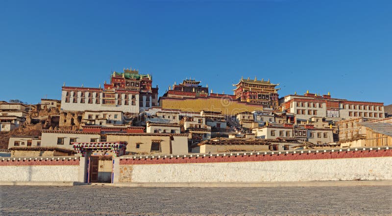 Songzanlin, the Tibetan temple royalty free stock images