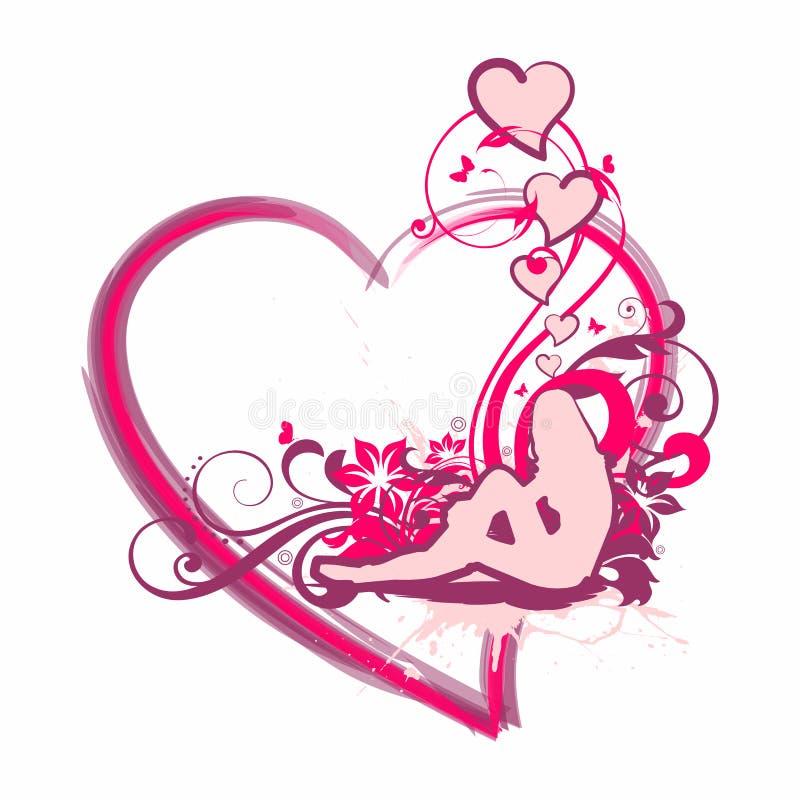 Sonhando com o Amor #03, vetor ilustração stock