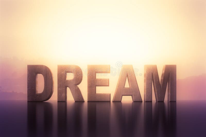 Sonhe fotografia de stock