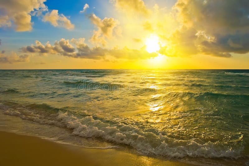 Sonnenaufgang, Atlantik stockfotografie Sonnenaufgang, Atlantik stockfotografie