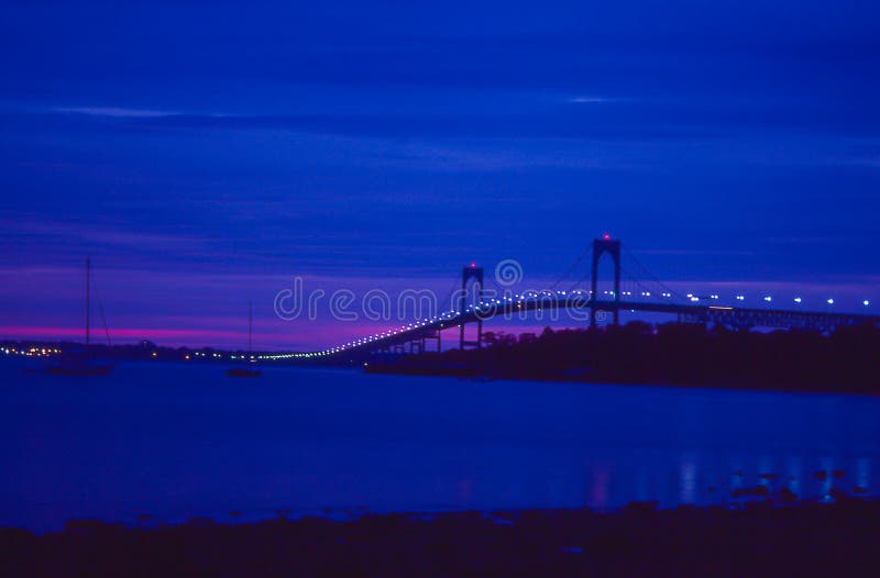 Sonnenaufgang in Newport, Rhode Island stockbild Sonnenaufgang in Newport, Rhode Island stockbild
